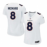 Women Nike Denver Broncos #8 Brandon McManus 2016 White Game Event Jersey,baseball caps,new era cap wholesale,wholesale hats